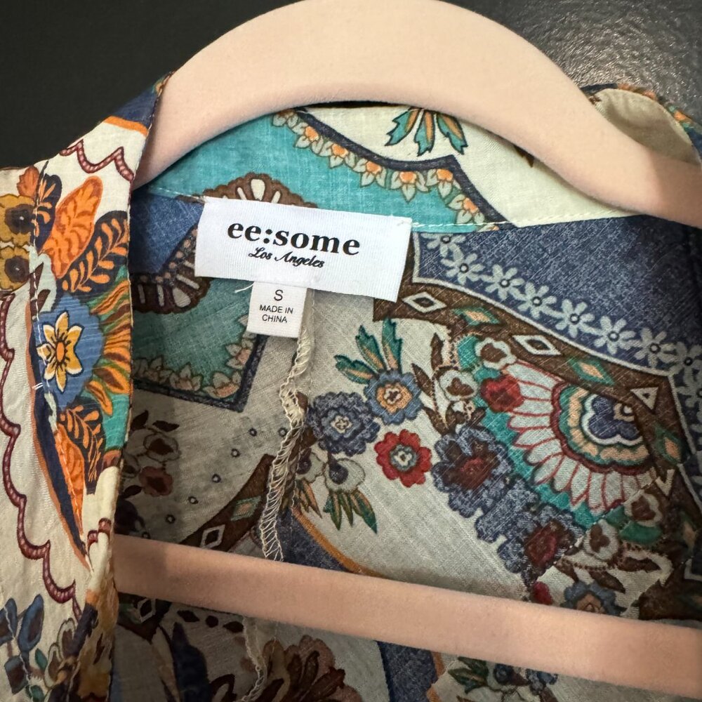 Oversized Multi Colored Blouse - image 3